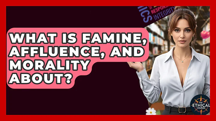 What Is Famine, Affluence, And Morality About? - The Ethical Compass