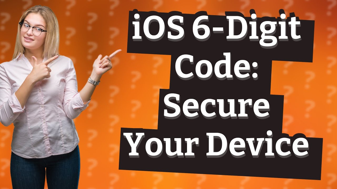 How Do I Get A 6 Digit Code For IOS YouTube How Do I Get A 6 Digit Code For IOS YouTube