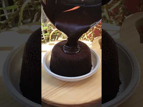 كيكه بركانية بالشوكولاته