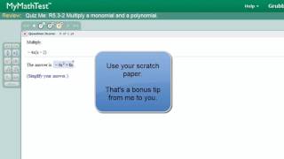 4. Mastering skills in MyMathTest