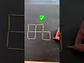 Mind Games Move 3 Sticks To Make 4 Squares 