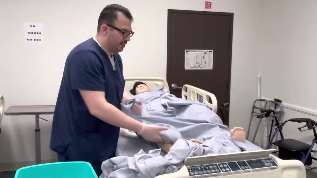 Pearson Vue CNA Skill perineal care female pt.1 YouTube