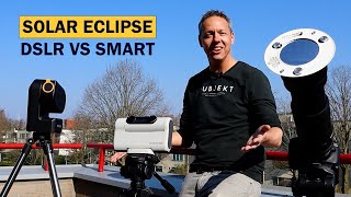 Solar Eclipse Photography Tips: DSLR vs. Seestar S50 vs. Dwarf II Smart Telescope