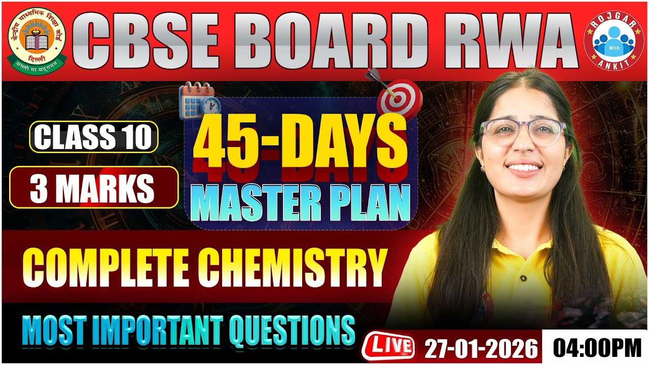 Class 10 Science - Complete Chemistry in One Shot | 10th Chemistry Important Questions | CBSE 2026