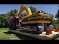 Inflatable Construction Zone Obstacle Course Bounce House | Sky High Party Rentals