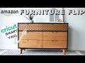 Amazon Furniture Makeover | Customize Affordable Furniture w/ Cricut &amp; Lilly Moon Paint