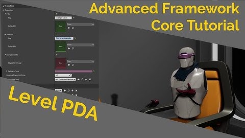 Level PDA (Advanced Framework Core Tutorial)