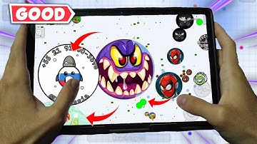 [🔥HANDCAM] SAVAGE TEAM ATACK - Agar.io Mobile