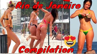 Compilation of most beautiful women Rio de Janeiro Brazil beaches