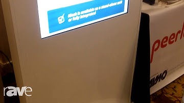 E4 AV Tour: Peerless-AV Shows Offs the KIPC546 Floorstanding Portrait Kiosk