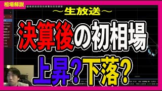 【生放送】期末後の初相場をどう見る？新年度の流れを考察