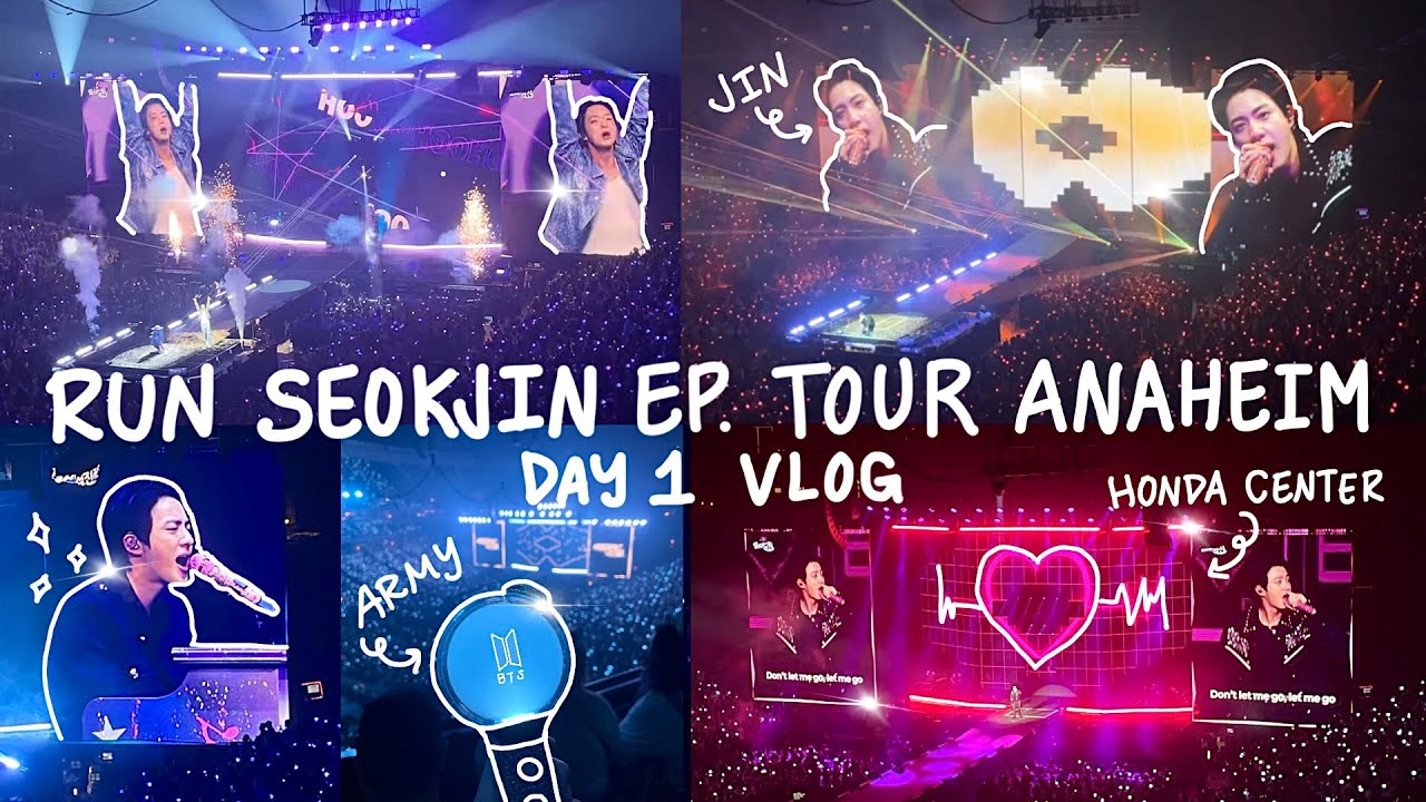 RUNSEOKJIN EP TOUR LA スーパーチャムチ BTS I SAW BTS JIN LIVE! 💖 RUNSEOKJIN EP. TOUR 2025 CONCERT VLOG