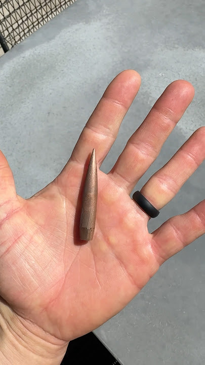 Bullet recovered at 4400 Meters