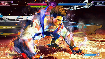 SF6 DEMO - Luke vs Ryu (CPU Level 8 gameplay)