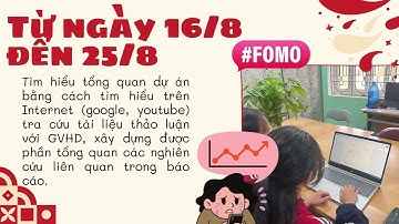 Quá trình thực hiện dự án nghiên cứu hội chứng Fomo của nhóm nghiên cứu