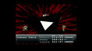 Fighting Lavos with Omega flare team for fun