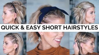 10 Easy Short Hairstyles