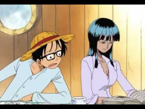 لوفي يقرأ كتاب ون بيس مواقف مضحكة 