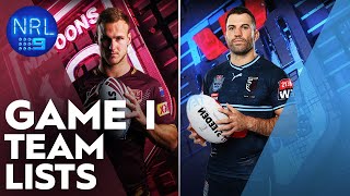 Original team list intros are back for Game I of the 2023 State of Origin | NRL on Nine