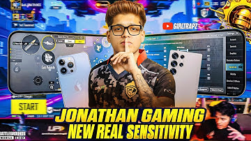👉 Jonathan Gaming Sensitivity 2025 🔥 | BGMI/PUBG No Recoil Settings | Copy Jonathan Sensitivity
