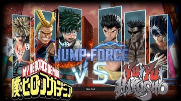 Jump Force Boku no Hero Academia Vs Yu Yu Hakusho