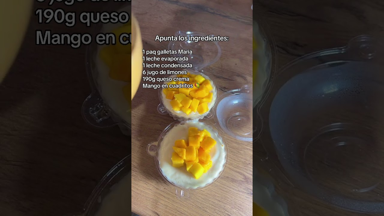 🍋🧡Carlota de limón y mango 🥭✨#carlotadelimon #postres #sukicakes