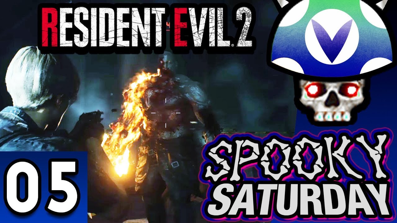 [Vinesauce] Joel Spooky Saturday Resident Evil 2 ( Part 5 Leon