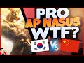 AP NASUS ADC PLAYED BY CHINA PROS? WTF IS IT GOOD? | LPL vs. LCK Wild Rift Esports Analysis