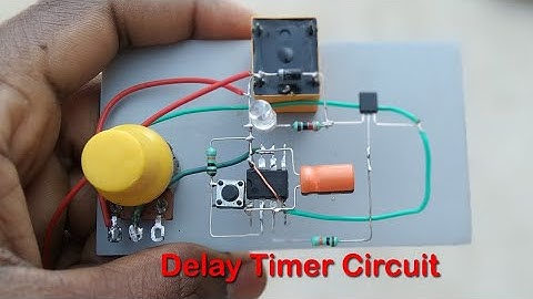 How to make Delay Timer circuit||Diy-Delay Timer circuit||Delay Timer