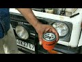 Engine chemical cleaning and Oil replacement Maruti Gypsy