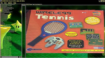 MAME MESS ATTRACT MODE CONSOLE WIRELESS 39 +1 IN 1 40 TENNIS Macro Winners Play Vision NES ENHANCED