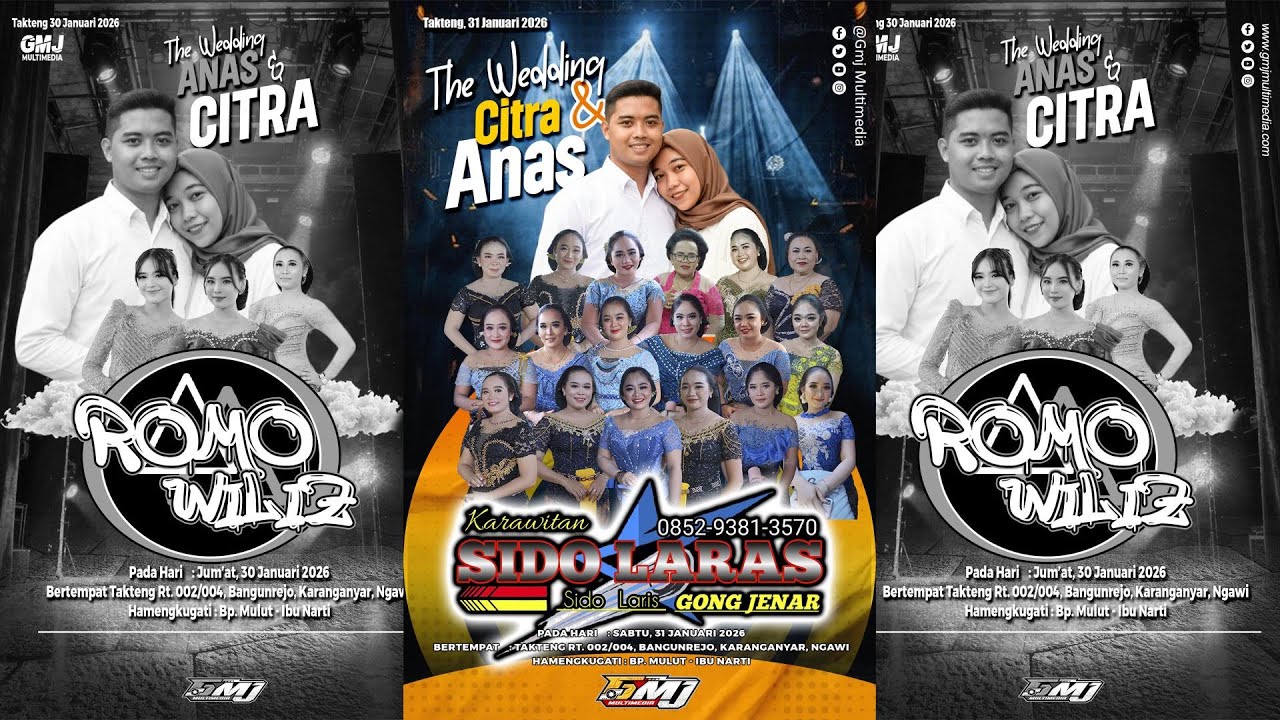 🔴LIVE TAYUP SIDO LARAS || DUA PUTRI AUDIO SOUNDSYSTEM || GMJ MULTIMEDIA || WEDDING CITRA & NUR