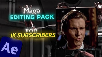 Mage Editing Pack For 1000 Subscribers | After Effects | Giveway Pack For ae | Video Pack Pack