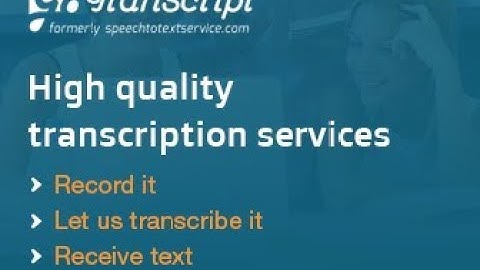Translation and Transcribe Service for your audio or video files