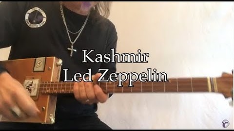 Kashmir Led Zeppelin beginner lesson for 3 string Cigar Box Guitars