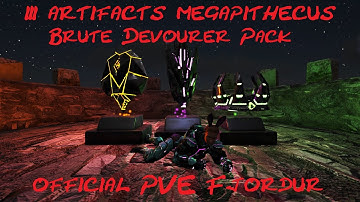 Ark Official PVE: Getting Megapithecus artifacts; Brute - Devourer - Pack / Fjordur