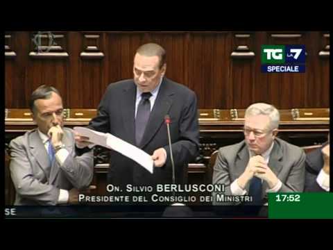 Tg La7 - SPECIALE TG PER IL DISCORSO DI BERLUSCONI ALLE CAMERE - 03/08/2011