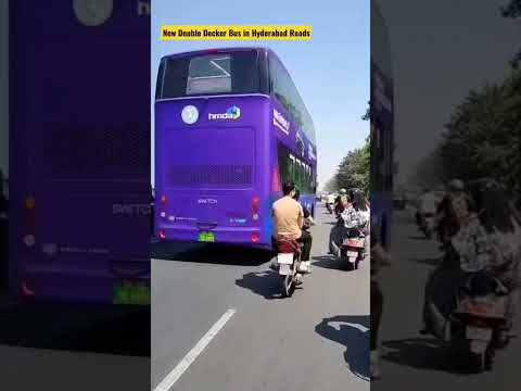 Video: Kāpēc divstāvu autobuss apstājās Haidarabadā?