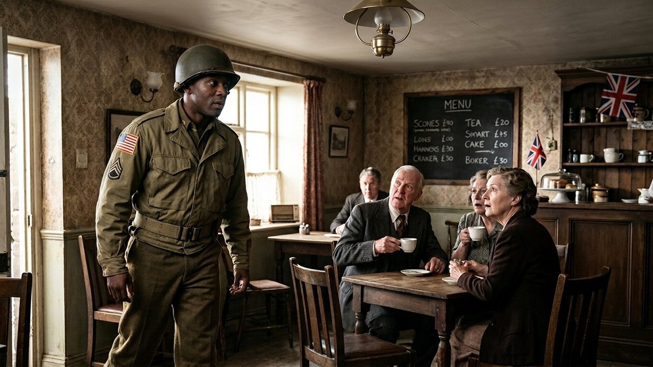 When a Black American Soldier Walked Into an English Café For The First ...