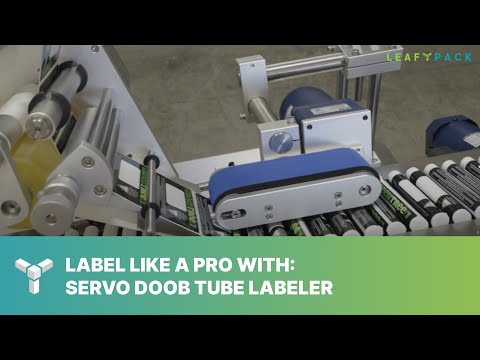 Servo Doob Tube Labeler - video from LeafyPack
