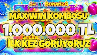 🍭Sweet Bonanza Küçük Kasa 🍭 1.000.000 TL MAX WIN KOMBOSU | İLK KEZ BU EKRANLARI GÖRÜYORUZ