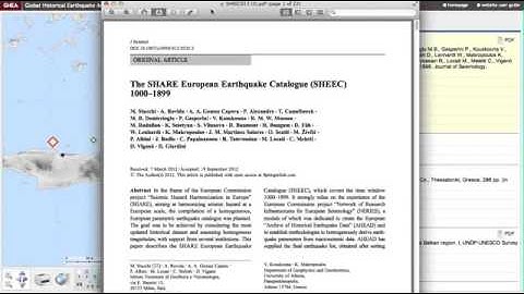 GEM OpenQuake: GHEA tool