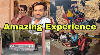 Shooting at Rajasthan | King of Khimsar Vintage Cars Collection | Days Well Spent | Ankit Azad Vlog