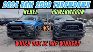2024 Ram 2500 Rebel vs 2024 Ram 2500 Power wagon Interior, suspension, drive review MPG comparison