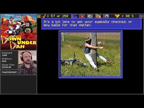 The Adventures of Down Under Dan (DOS) (Playthrough: Part 1/3)