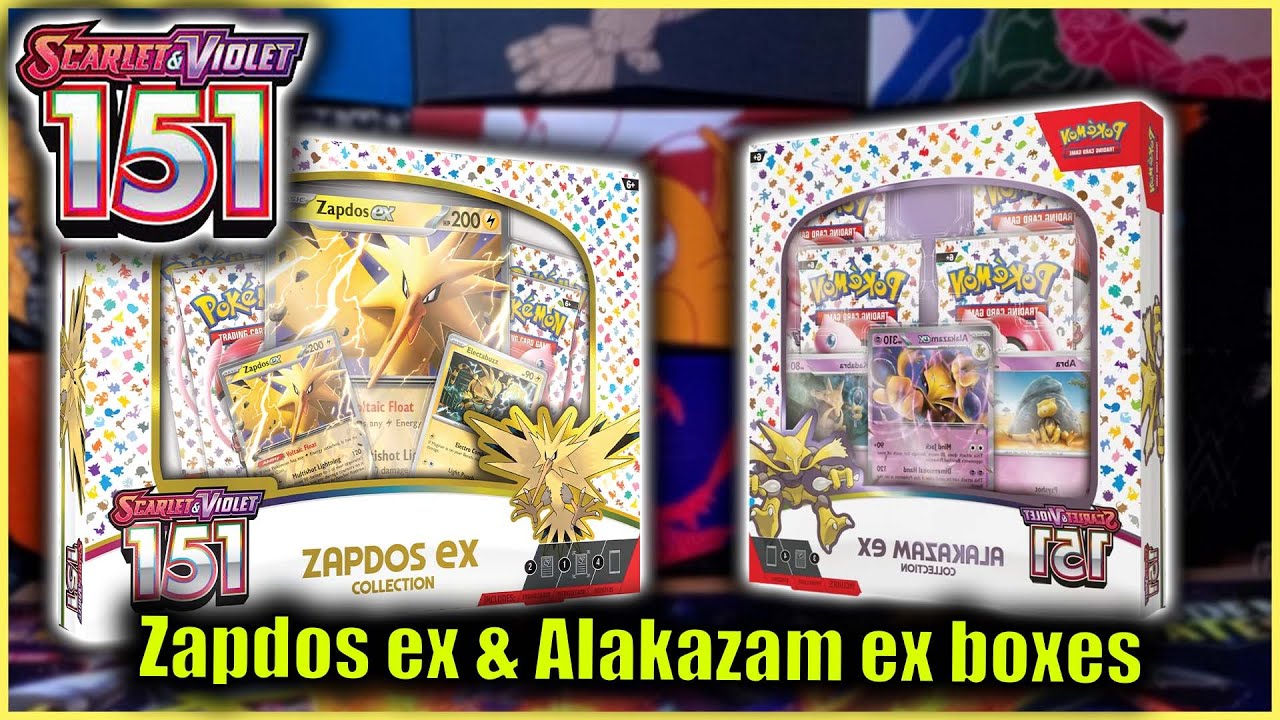 Pokémon TCG Opening Scarlet & Violet – 151: Alakazam Ex Collection