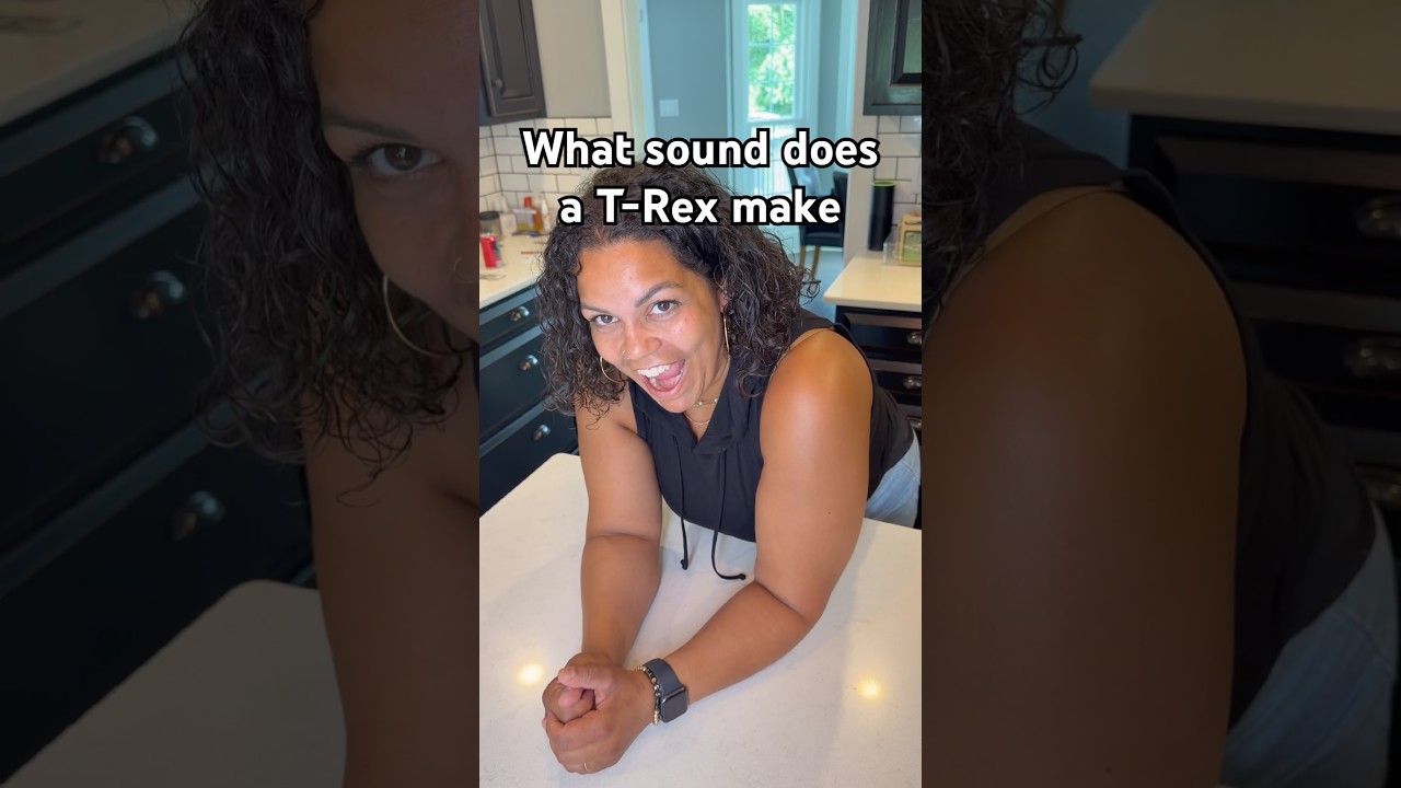 What sound does a T-Rex make 😂