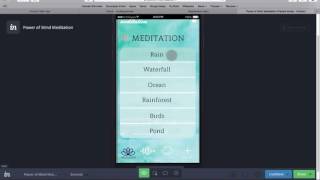 Power of Mind Meditation App Redesign screenshot 1