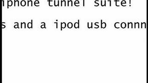 How to ssh into your iphone without wifi