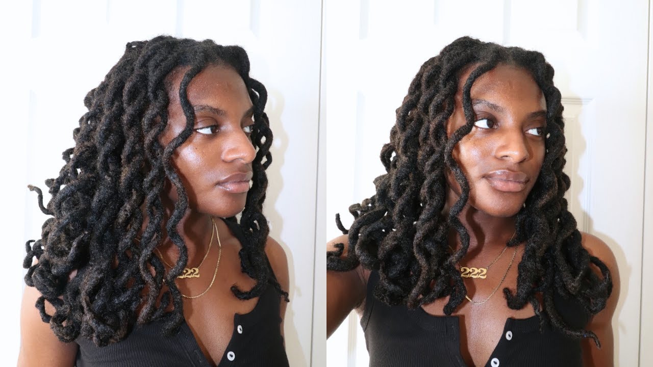 My Loc Wash Routine & Trying Flexi Rods on Thick Locs YouTube